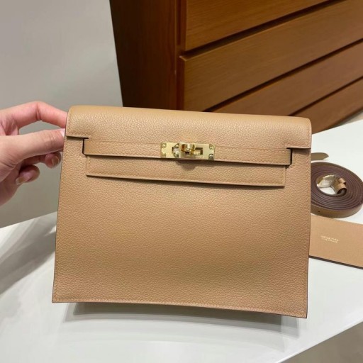 Kelly danse evercolor 0M Tea color Gold Hardware 22cm Full Handmade