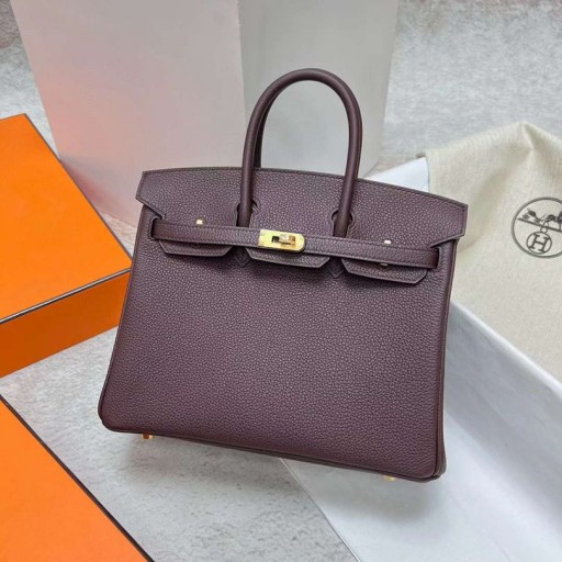 Birkin Togo Ck46 ebony Gold Hardware Ghw 25cm Full Handmade