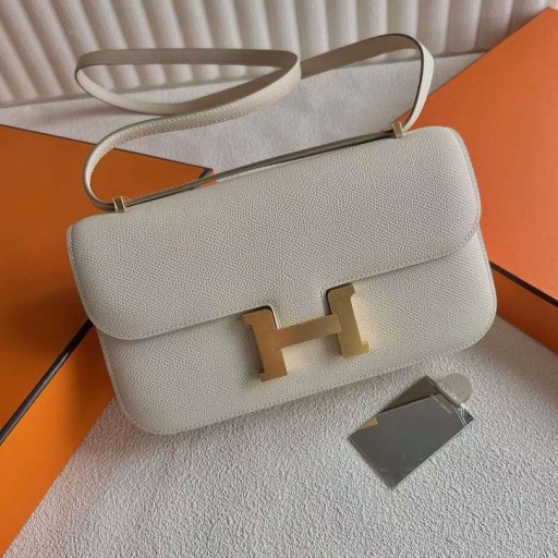 Bags Constance elan Epsom Ck10 Cream White Gold Hardware 23cm Full Handmade Ghw