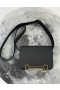 Geta Chevre ck89 Black Gold Hardware 20cm Full Handmade
