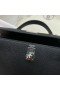 Kelly Epsom Ck89 Black Silver Hardware Phw 25cm Full Handmade