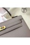 Kelly Epsom M8 gris ashpite Gold Hardware Ghw 25cm Full Handmade