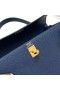 Kelly Epsom Ck73 Gem Blue Gold Hardware Ghw 25cm Full Handmade