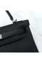 Kelly Togo Ck89 Black Silver Hardware Phw 25cm Full Handmade