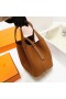 Picotin Clemence Ck37 Golden Brown Gold Hardware Ghw 18cm Full Handmade