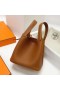Picotin Clemence Ck37 Golden Brown Gold Hardware Ghw 18cm Full Handmade