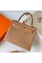 Kelly Togo 0M Tea Khaki Gold Hardware Ghw 25cm Full Handmade