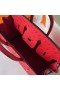 Birkin Ostrich Ck95 Ferrari red Gold Hardware Ghw 25cm Full Handmade