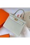 Kelly Togo 0W Crystal grey Gold Hardware Ghw 25cm Full Handmade