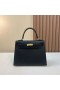 Kelly Epsom Ck89 Black Gold Hardware 25cm Full Handmade Ghw