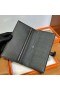 Bearn 208 Long Wallet Epsom Ck89 Black Silver Hardware Full Handmade Phw