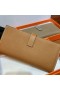 Bearn 208 Long Wallet Epsom Ck37 Golden Brown Gold Hardware Full Handmade Ghw