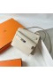 Kelly Desordre Epsom Ck10 Creamy White Silver Hardware 20cm Full Handmade Phw