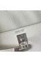 Kelly Desordre Epsom Ck10 Creamy White Silver Hardware 20cm Full Handmade Phw