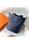 In The Loop Clemence & Swift Ck73 Gem Blue 18cm Gold Hardware Full Handmade Ghw