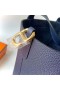 In The Loop Clemence & Swift Ck73 Gem Blue 18cm Gold Hardware Full Handmade Ghw