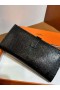 Bearn H Wallet Lizard Ck89 Black Silver Hardware Full Handmade Phw
