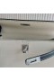 Kelly Epsom Ck10 Cream White & Black Silver Hardware 25cm Full Handmade Phw