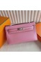 Mini Kelly Pochette Swift 5P sakura pink Silver Hardware 22cm Full Handmade Phw