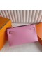 Mini Kelly Pochette Swift 5P sakura pink Silver Hardware 22cm Full Handmade Phw