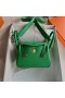 Bags Mini Lindy Clemence 1K Bamboo green Gold Hardware 19cm Full Handmade Ghw