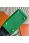 Bags Mini Lindy Clemence 1K Bamboo green Gold Hardware 19cm Full Handmade Ghw