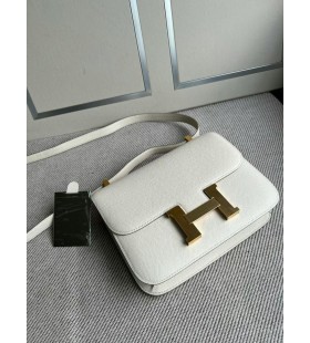 Constance NEW monolayer Epsom Ck10 Creamy white Gold Hardware 24cm Full Handmade