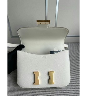 Constance NEW monolayer Epsom Ck10 Creamy white Gold Hardware 24cm Full Handmade