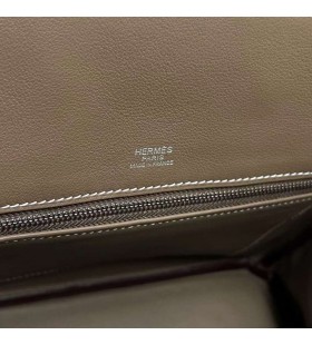 Birkin Shadow Swift Ck18 Etoupe Grey Silver Hardware Phw 25cm Full Handmade