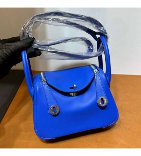 Lindy Swift Ck81 Blue & 0Z Green Silver Hardware 19cm Full Handmade Phw