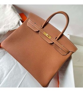 Birkin Togo Ck37 Golden Brown Gold Hardware 40cm Full Handmade Ghw