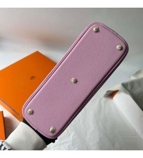 Bolide Epsom X9 mallow purple Silver Hardware 27cm Full Handmade Phw