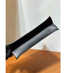 Kelly dance Swift CK89 Black Silver Hardware 22cm Full Handmade Phw