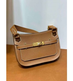 Mini Jypsiere Evercolor Ck37 Golden Brown Gold Hardware 23cm Full Handmade Ghw