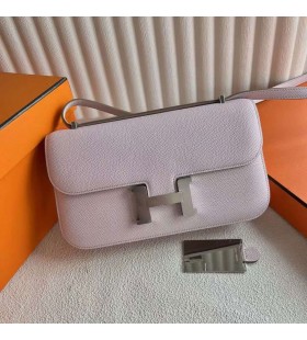 Constance elan Epsom 09 Light pink purple Silver Hardware 23cm Full Handmade Phw