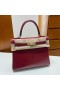 Kelly Caixa de Vinho em Ouro vermelho de Hardware GHW 25cm Completo feito a mão