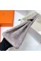 Birkin de Couro Camurça Cinza Prata Hardware Phw 25cm Completo feito a mão