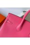 Birkin Swift 8W batom cor-de-rosa de Ouro Hardware Ghw 25cm Completo feito a mão