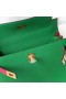 Kelly Epsom 1L Verde Brilhante & 0D Rosa cor-de-Rosa de Ouro Hardware 25cm Completo feito a mão Ghw
