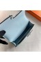 Verrou Chevre T0 Misty azul Prata Hardware 17,5 cm Completo feito a mão Phw