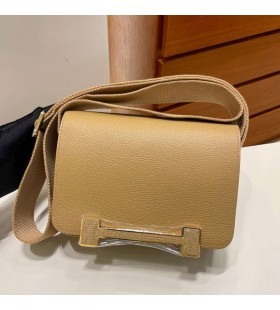 New Geta Chevre 0M Tea color Gold Hardware 20cm Full Handmade