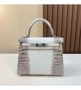 Kelly Porosus crocodilo Himalaia Hardware de Ouro 25cm Completo feito a mão Ghw