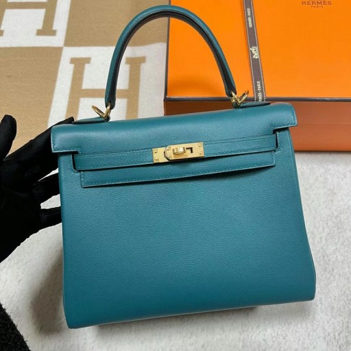 Kelly Swift W0 Vert Bosphore Arany Hardver-25cm, Teljes Kézzel készített