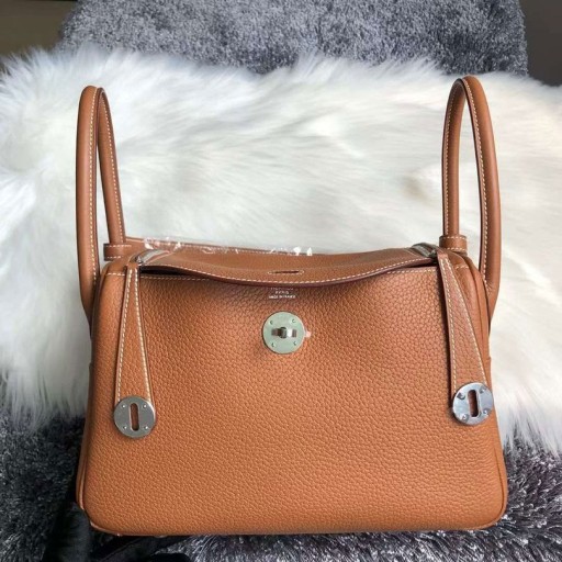 Lindy Clemence Ck37 Arany Barna Ezüst Hardver 26cm, Teljes Kézzel készített Phw