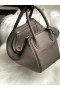Lindy Clemence 8F tinware szürke Arany Hardver 26cm, Teljes Kézzel készített