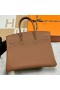 Birkin Togo Ck37 Arany Barna Arany Hardver 35cm Ghw Teljes mértékben Kézzel készített