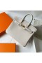 Birkin Togo Ck10 Krémes Fehér Arany Hardver-25cm, Teljes Kézzel készített Ghw