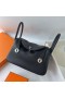 Lindy Clemence TC Bőr Ck89 Fekete Ezüst Hardver 26cm, Teljes Kézzel készített Phw