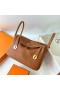Lindy Clemence TC Leahter Ck37 Arany Barna Arany Hardver 26cm, Teljes Kézzel készített Ghw