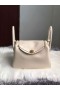 Lindy Clemence Ck10 Krémes Fehér Arany Hardver 26cm, Teljes Kézzel készített Ghw